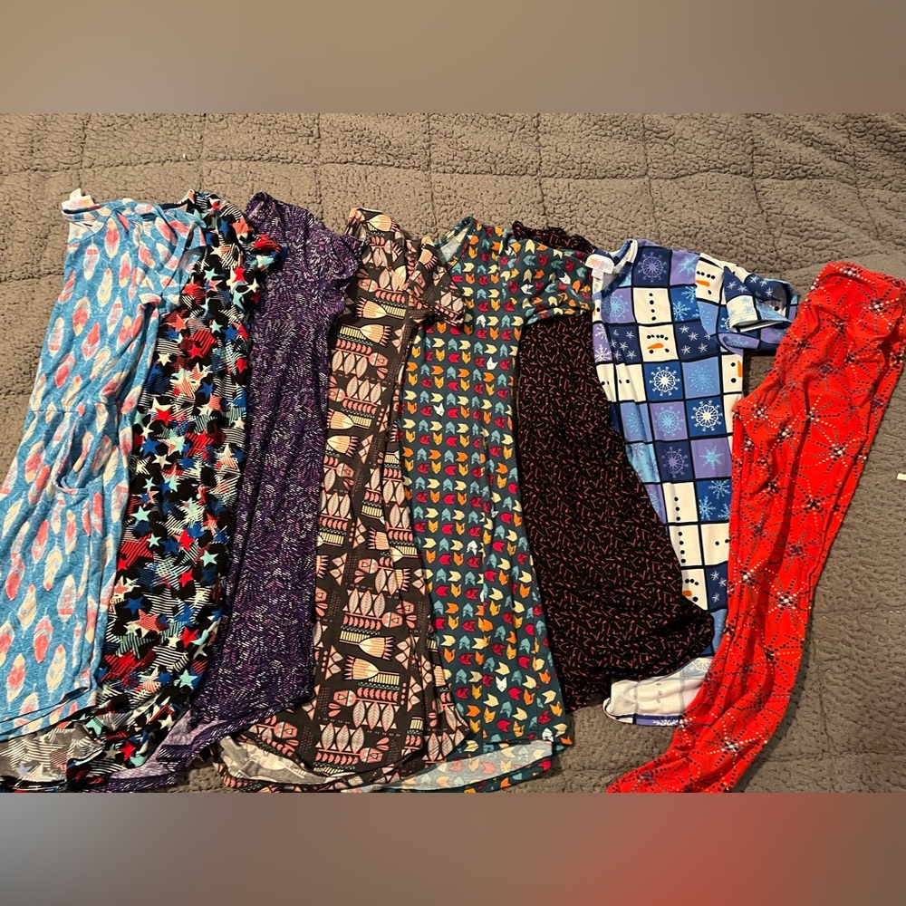 Girls Lularoe dress bundle